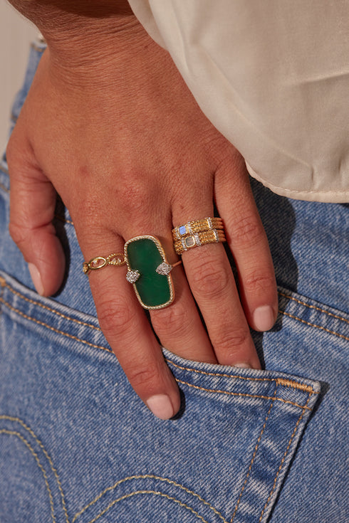 Bague Kaïa Aventurine