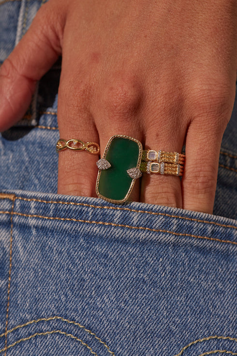 Bague Kaïa Onyx Texturé