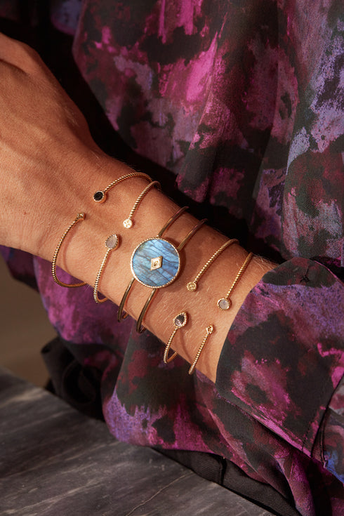 Bracelet Jonc Livy Labradorite