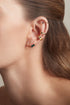 Boucle d'oreille émeraude Edgard