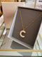 Collier initiale C - Say my Name Blanc
