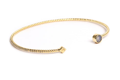 Bracelet Jonc Livy Labradorite