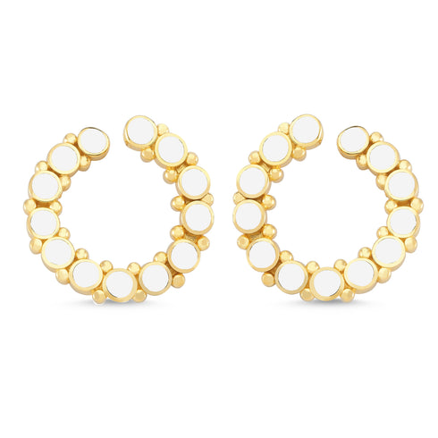 Boucles d'oreilles Neon Eclipse Blanc