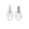 Boucles d'oreilles What About Me Grand ModĂšle Blanc