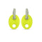 Boucles d'oreilles What About Me Grand ModÚle Jaune Néon