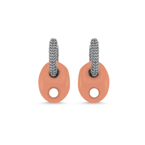 Boucles d'oreilles What About Me Petit ModĂšle Corail