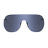 Lunettes de soleil D-Frame Mask - Gris Effet Miroir