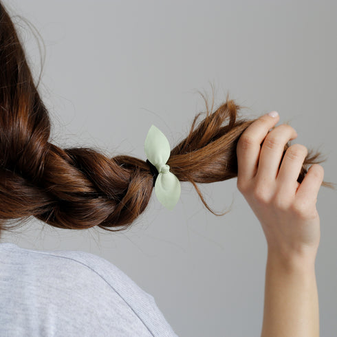 Trio élastiques cheveux bijoux Shatz Me - Vert Menthe, Rose Tendre, Blanc