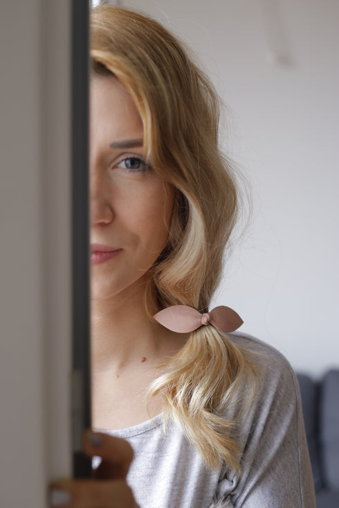 Trio élastiques cheveux bijoux Shatz Me - Vert Menthe, Rose Tendre, Blanc