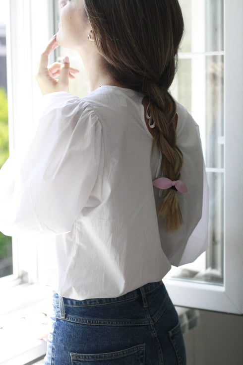 Trio élastiques cheveux bijoux Shatz Me - Rose poudré, Argenté, Jaune de Naples