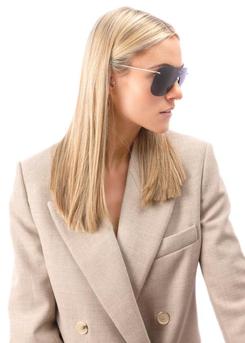 Lunettes de soleil D-Frame Mask - Black