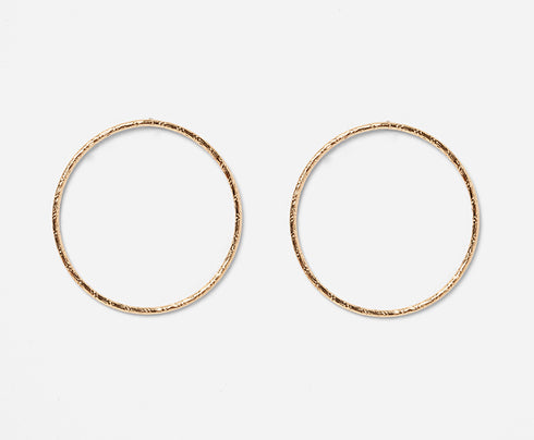 Boucles d'oreilles Babette dorées - Grand Modèle