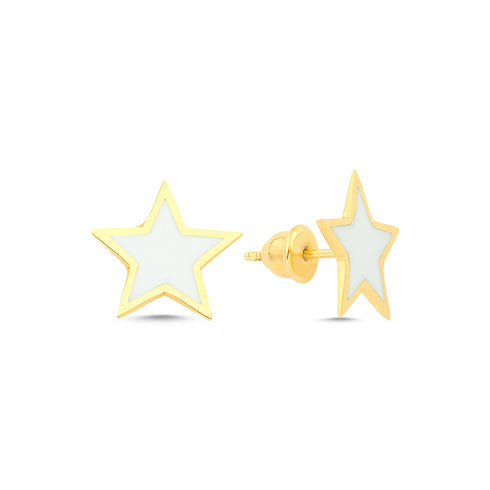 Boucles d'oreilles All Star Blanc