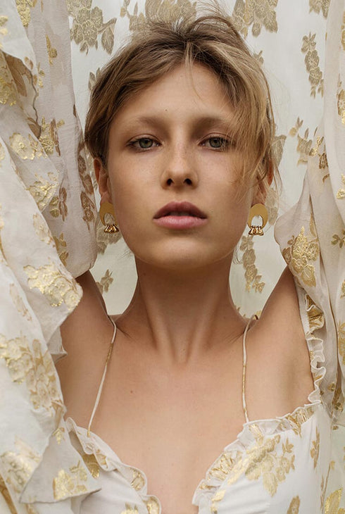 Boucles d'oreilles Nabou dorées