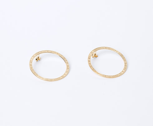 Boucles d'oreilles dorées Lina