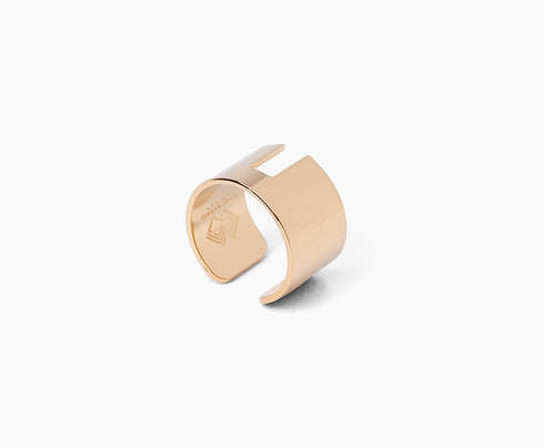 Bague Native, dorée et ajustable